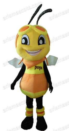 Pops Bee mascot costume