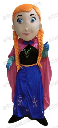 Frozen Princess  Anna mascot