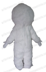Fur Yeti mascot costume