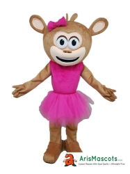 Girl Monkey mascot