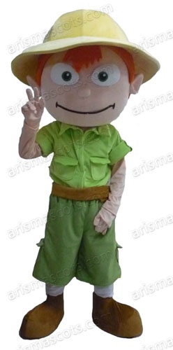 Boy mascot costume