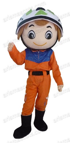 Fireman mascot costume