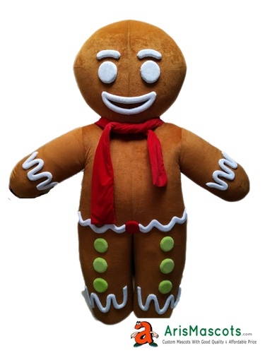 Gingerbread man mascot