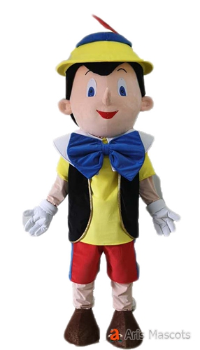 Pinocchio costume cartoon character mascot costumes for sale Pinocchio costume cartoon character mascot costumes for sale