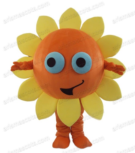 Sun Flower Mascot Costume