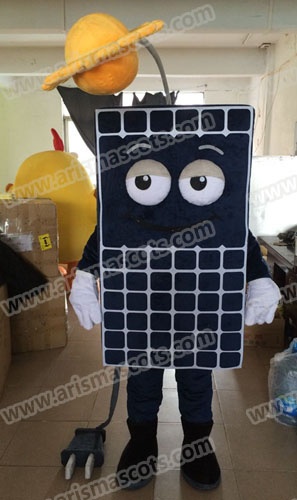 Solar Panel Mascot Costume Advertising Mascots For Sale Custom Mascot Solar Panel Mascot Costume Advertising Mascots For Sale Custom Mascot