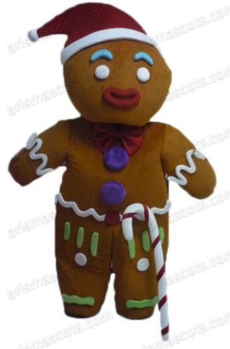 Gingerbread man mascot