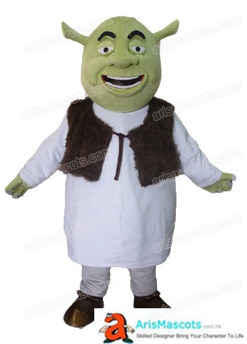 Shrek mascot costume