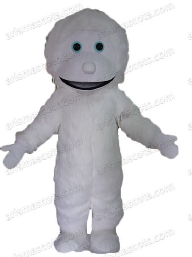 Fur Yeti mascot costume