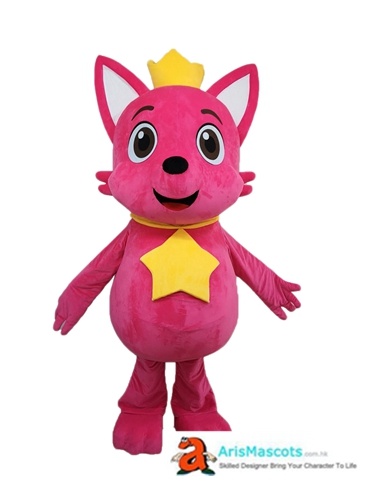 Pink Fong Mascot