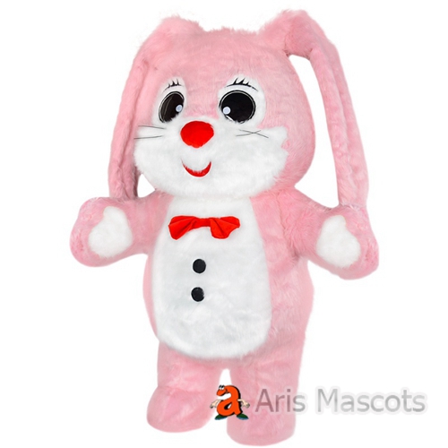 Realistic Inflatable Blue Bunny Rabbit Costume for Easter Holiday