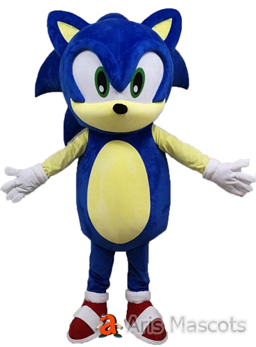 Sonic The Hedgehog costume adult size mascot costume FOR HIRE kids party's 