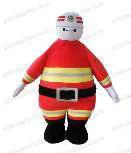 Superhero BayMax mascot