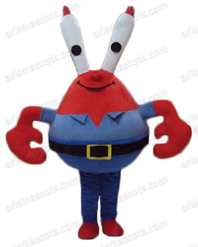 Mr Krab mascot costume