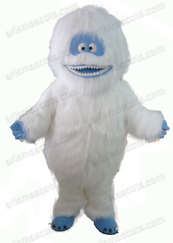 Fur Yeti mascot costume