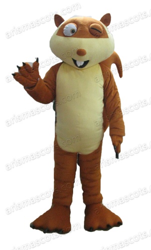 Squirrel mascot costume