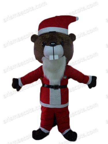 Christmas Squirrel Mascot