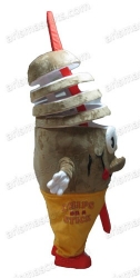 Ice Cream Mascot Costume