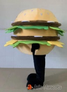 Hamburger Mascot Costume