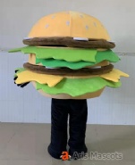 Hamburger Mascot Costume