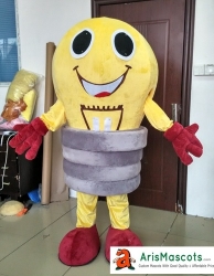 Bulb Mascot Costume