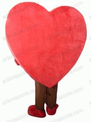 Heart Mascot Costume