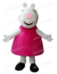 Suzy Sheep mascot costume