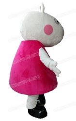 Suzy Sheep mascot costume
