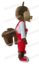 Squirrel mascot costume