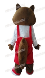 Squirrel mascot costume