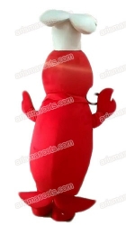 Lobster mascot costume