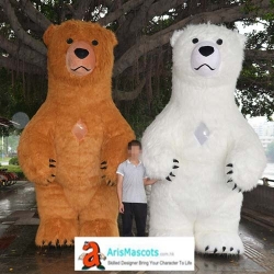 Inflatable Polar Bear Costume