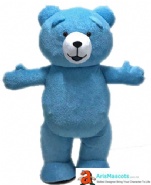 Inflatable Blue Bear Costume