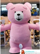 Inflatable Pink Bear Costume