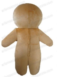 Gingerbread man mascot costume