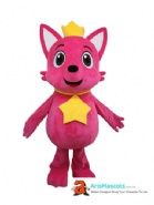 Pink Fong Mascot