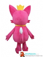 Pink Fong Mascot