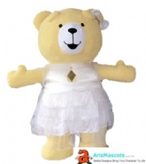 Inflatable Girl Bear Costume