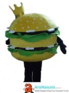 Hamburger Mascot Costume