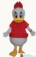 Daisy Duck mascot costume