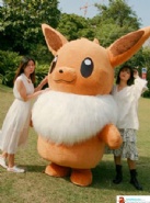 Inflatable Eevee Costume