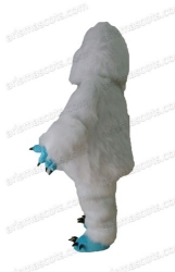 Fur Yeti mascot costume