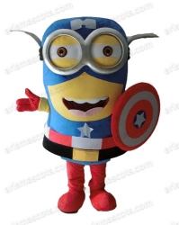 Captain America Minion mascot