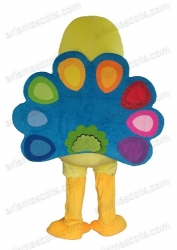 Peacock mascot costume