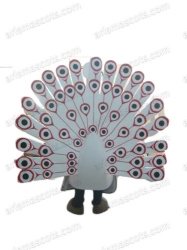 Peacock mascot costume