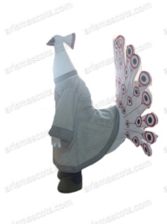 Peacock mascot costume