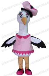 Egret Mascot Costume