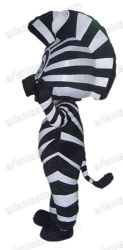 Zebra mascot costume